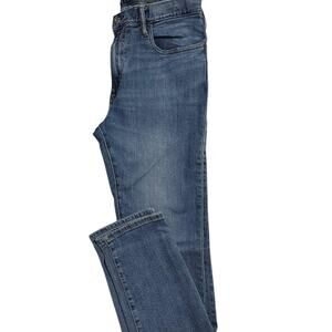 Dark wash skinny jeans